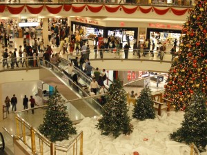 Natale a Dubai, centro commerciale...