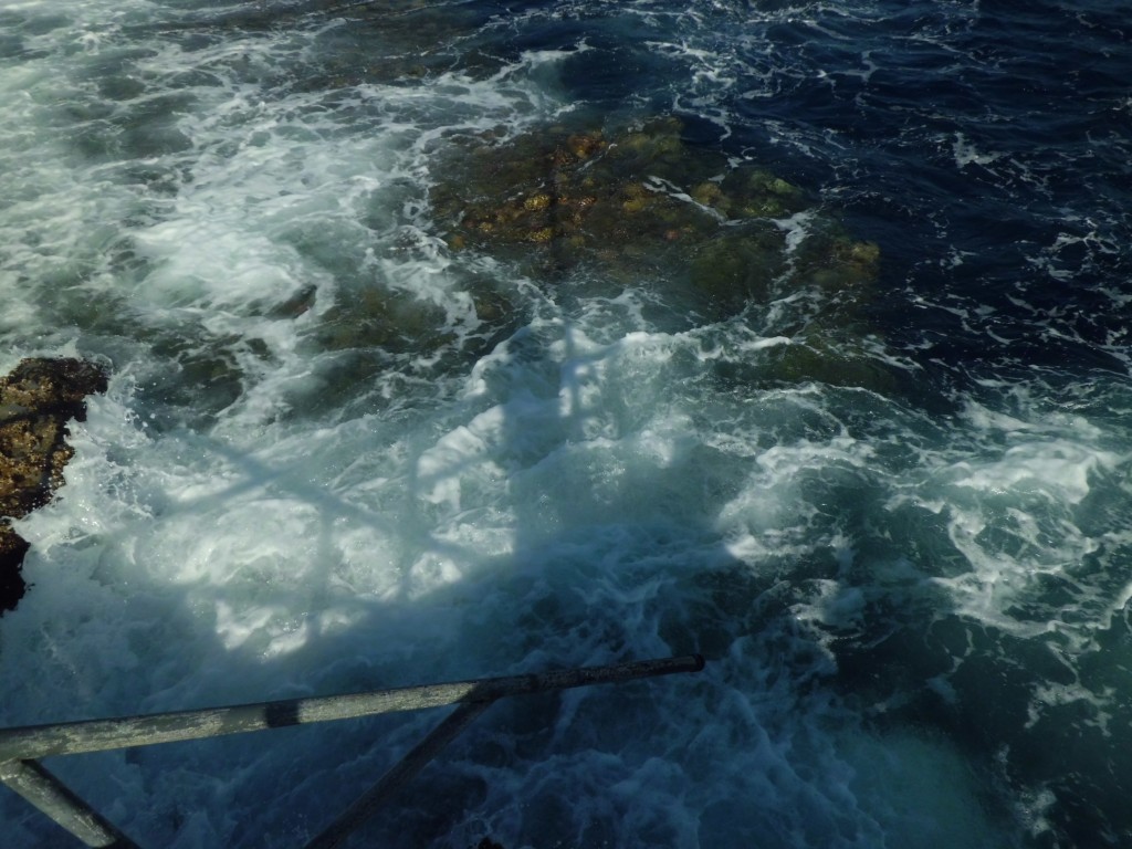 Mare agitato verso l'isola di TIRAN - Egitto