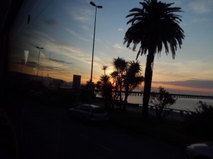 Alba verso la Corsica Luce intensa