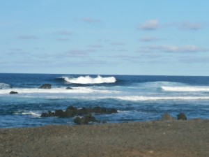 Oceano Atlantico Lanzarote Isole Canaria Forza e rinnovamento